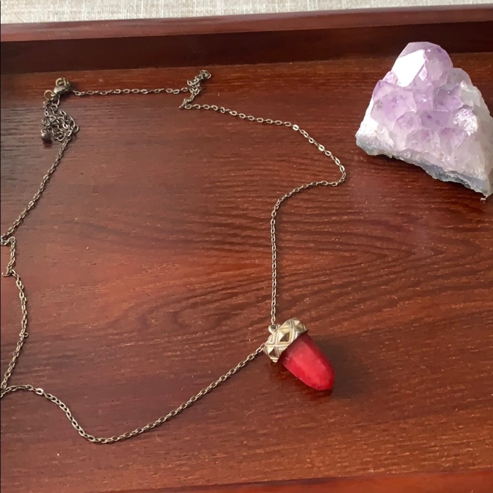 Red Crystal Pendant